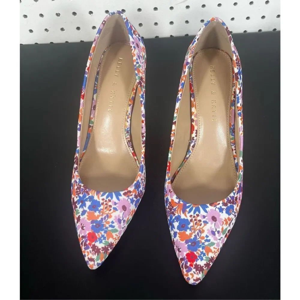Katie & Kelly floral heels
